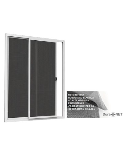 SIDE SLIDING MOSQUITO SCREEN WITH FRAME