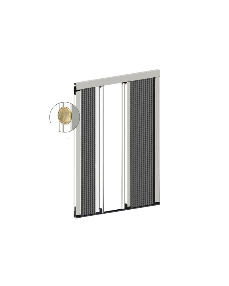 PLEATED LATERAL MOSQUITO SCREENS 2 DOORS THICKNESS
