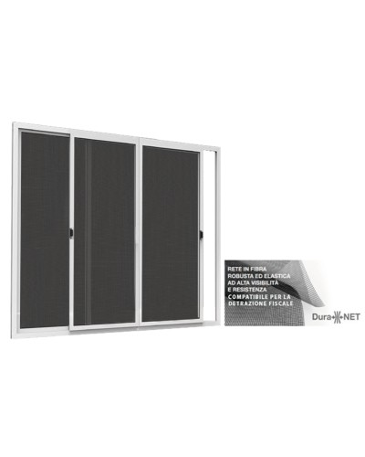 3 SIDE SLIDING MOSQUITO SCREEN WITH FRAME